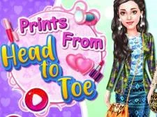 Huellas de pies a cabeza